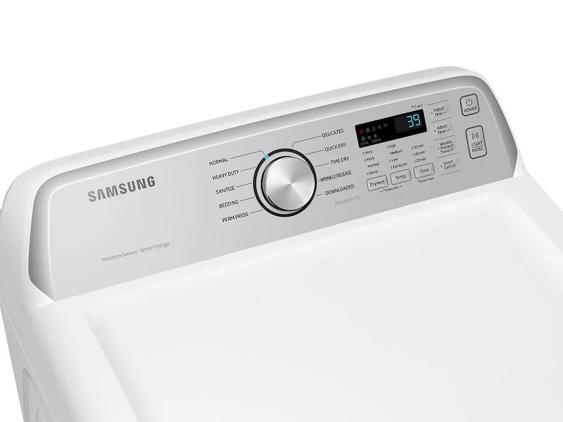 Samsung DVG47CG3500WA3 7.4 cu. ft. Smart Gas Dryer with Sensor Dry in White - Image 8