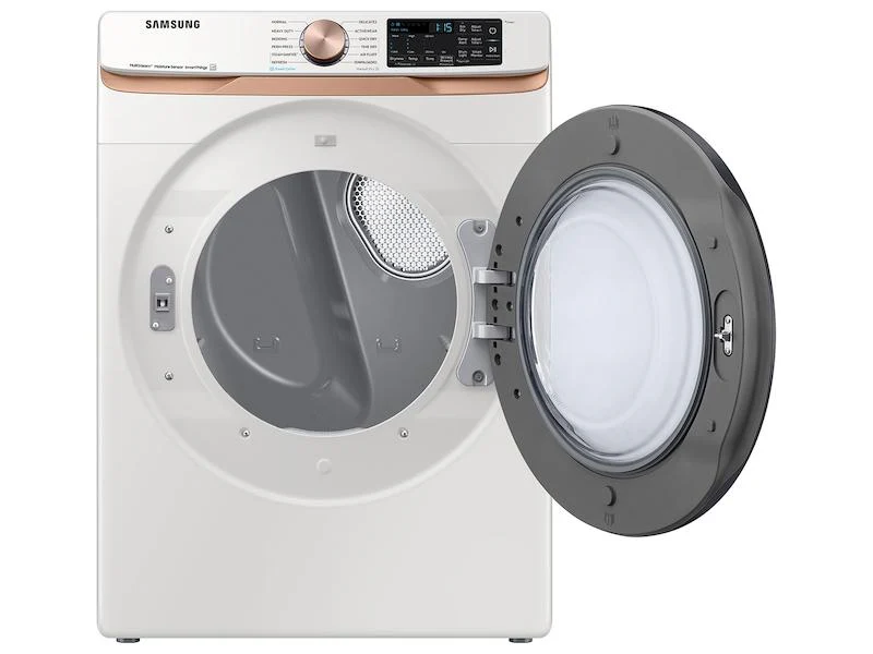 Samsung DVG50BG8300EA3 7.5 cu. ft. Smart Gas Dryer with Steam Sanitize+ and Sensor Dry in Ivory - Image 4