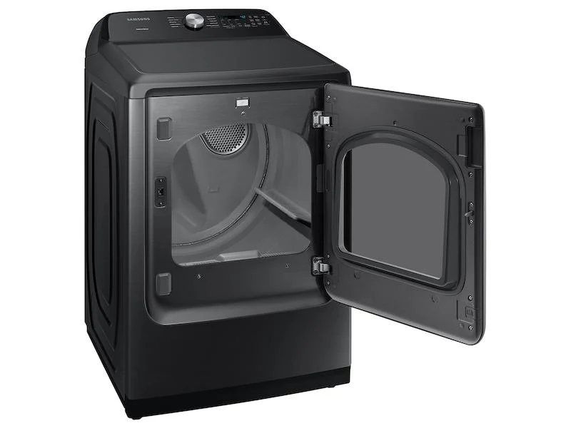Samsung DVG50R5200V 7.4 cu. ft. Capacity Gas Dryer with Sensor Dry in Brushed Black - Image 3