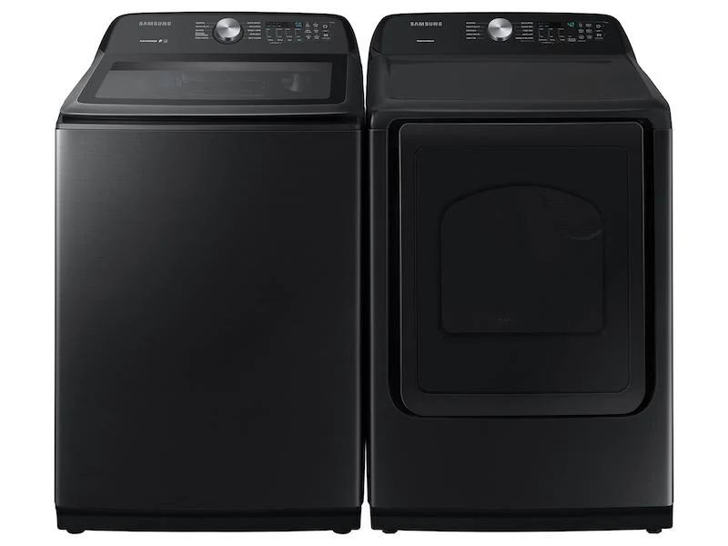 Samsung DVG50R5200V 7.4 cu. ft. Capacity Gas Dryer with Sensor Dry in Brushed Black - Image 5