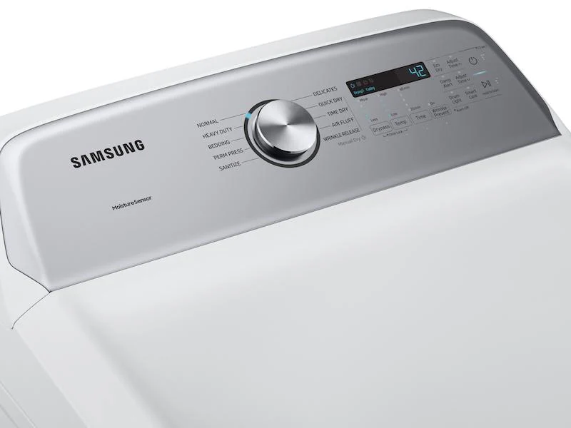 Samsung DVG50R5200W 7.4 cu. ft. Gas Dryer with Sensor Dry in White - Image 2
