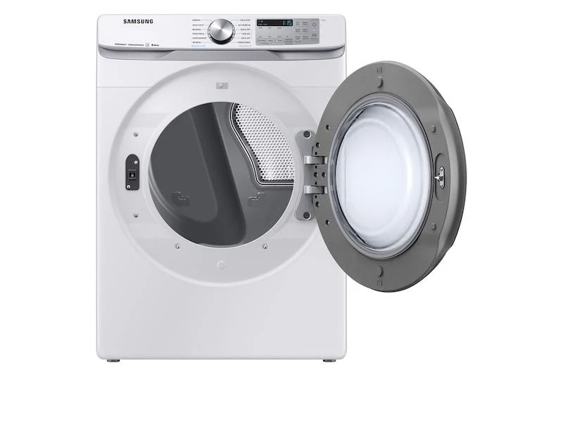 Samsung DVG50R8500W 7.5 cu. ft. Smart Gas Dryer with Steam Sanitize+ in White - Image 11