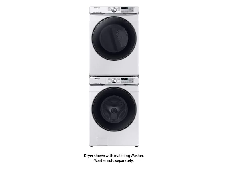 Samsung DVG50R8500W 7.5 cu. ft. Smart Gas Dryer with Steam Sanitize+ in White - Image 5