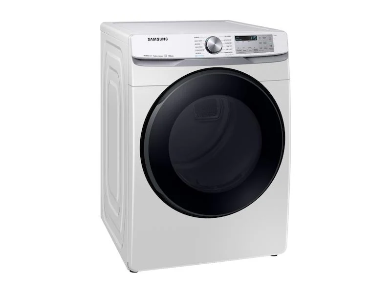 Samsung DVG50R8500W 7.5 cu. ft. Smart Gas Dryer with Steam Sanitize+ in White - Image 7