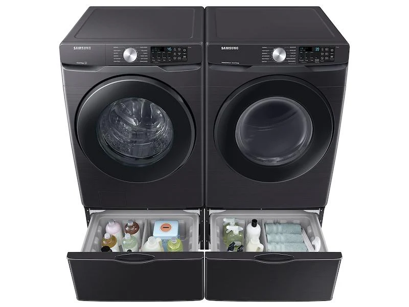 Samsung DVG51CG8000V 7.5 cu. ft. Smart Gas Dryer with Sensor Dry in Brushed Black - Image 7