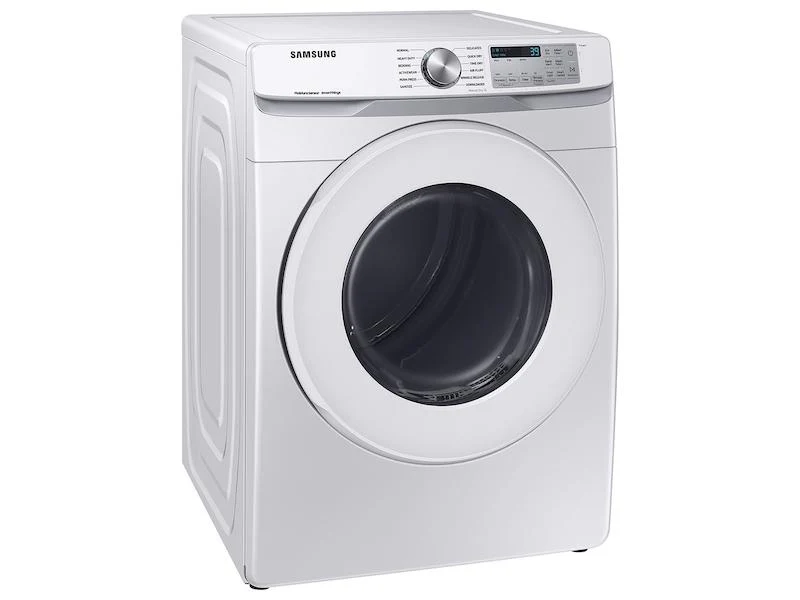 Samsung DVG51CG8000W 7.5 cu. ft. Smart Gas Dryer with Sensor Dry in White - Image 4