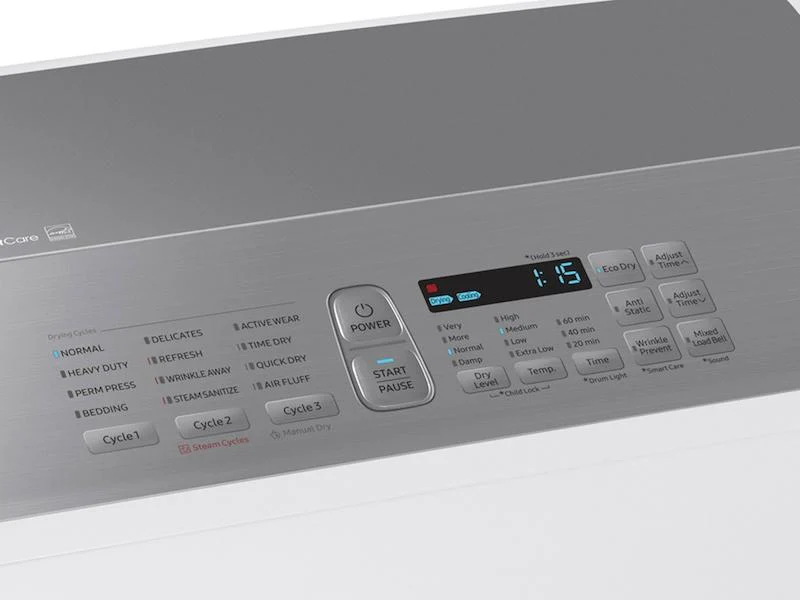 Samsung DVG52M8650W 7.4 cu. ft. Gas Dryer with Integrated Controls in White - Image 3