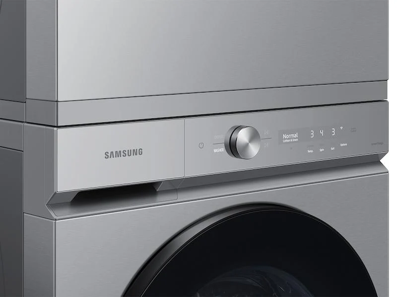 Samsung DVG53BB8700TA3 Bespoke 7.6 cu. ft. Ultra Capacity Gas Dryer with Super Speed Dry and AI Smart Dial in Silver Steel - Image 11
