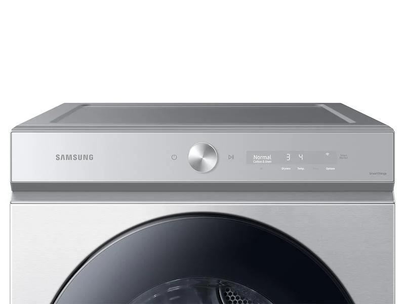 Samsung DVG53BB8700TA3 Bespoke 7.6 cu. ft. Ultra Capacity Gas Dryer with Super Speed Dry and AI Smart Dial in Silver Steel - Image 3