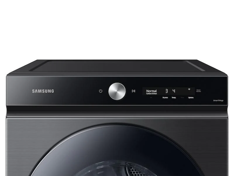 Samsung DVG53BB8700VA3 Bespoke 7.6 cu. ft. Ultra Capacity Gas Dryer with Super Speed Dry and AI Smart Dial in Brushed Black - Image 3