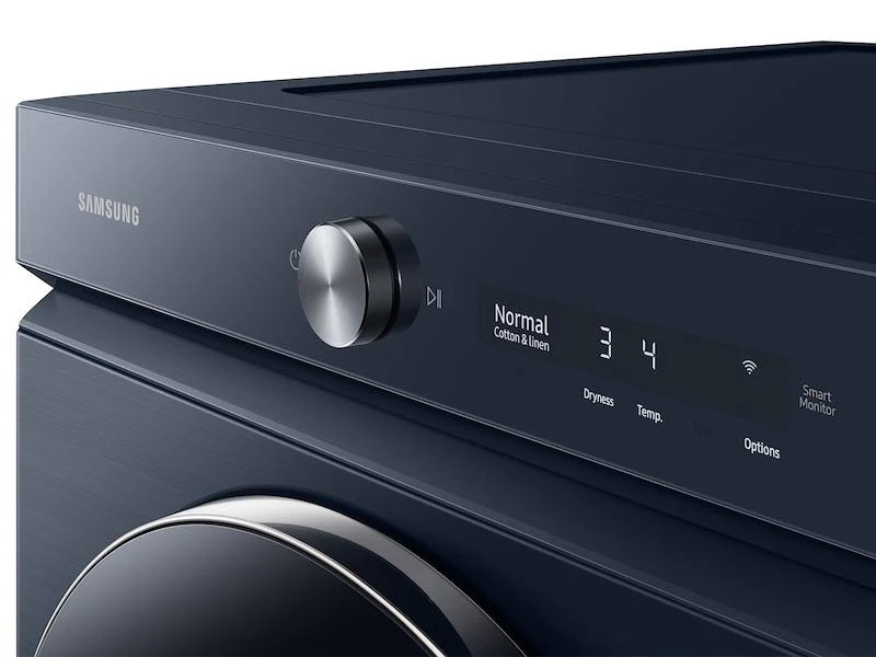 Samsung DVG53BB8900DA3 Bespoke 7.6 cu. ft. Ultra Capacity Gas Dryer with AI Optimal Dry and Super Speed Dry in Brushed Navy - Image 11