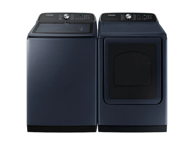 Samsung DVG54CG7150DA3 7.4 cu. ft. Smart Gas Dryer with Pet Care Dry and Steam Sanitize+ in Brushed Navy - Image 10