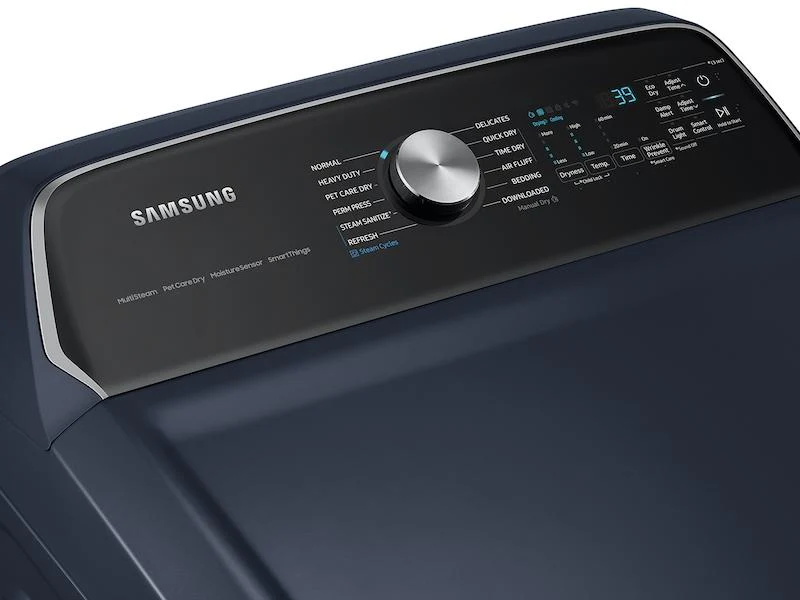 Samsung DVG54CG7150DA3 7.4 cu. ft. Smart Gas Dryer with Pet Care Dry and Steam Sanitize+ in Brushed Navy - Image 6