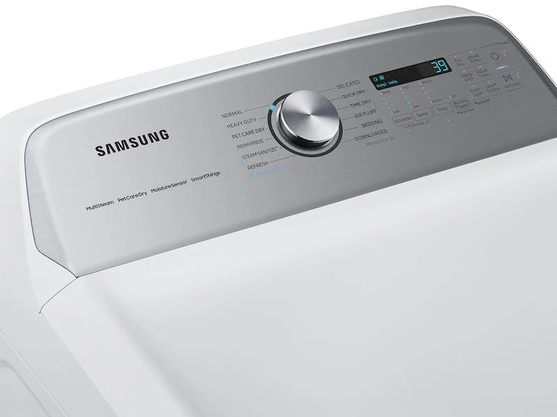 Samsung DVG54CG7150WA3 7.4 cu. ft. Smart Gas Dryer with Pet Care Dry and Steam Sanitize+ in White - Image 6