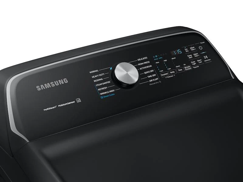 Samsung DVG54R7600V 7.4 cu. ft. Gas Dryer with Steam Sanitize+ in Black Stainless Steel - Image 3