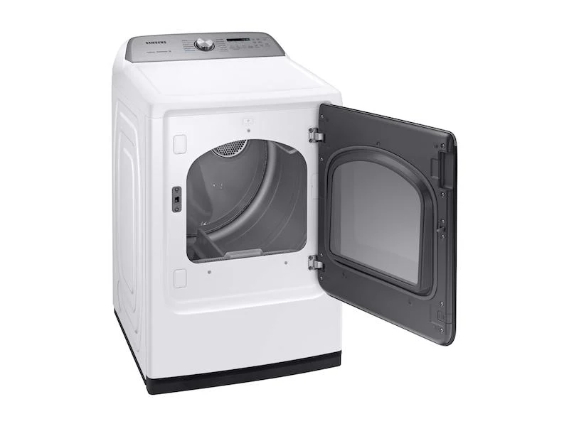 Samsung DVG54R7600W 7.4 cu. ft. Gas Dryer with Steam Sanitize+ in White - Image 4