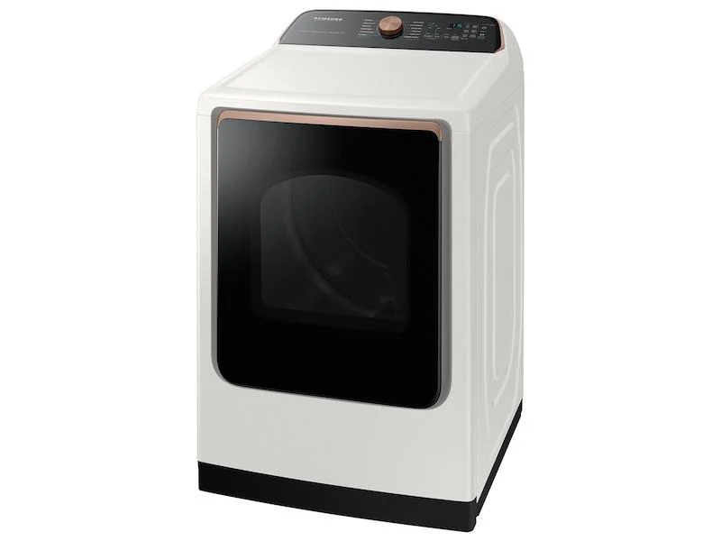 Samsung DVG55A7300E 7.4 cu. ft. Smart Gas Dryer with Steam Sanitize+ in Ivory - Image 4