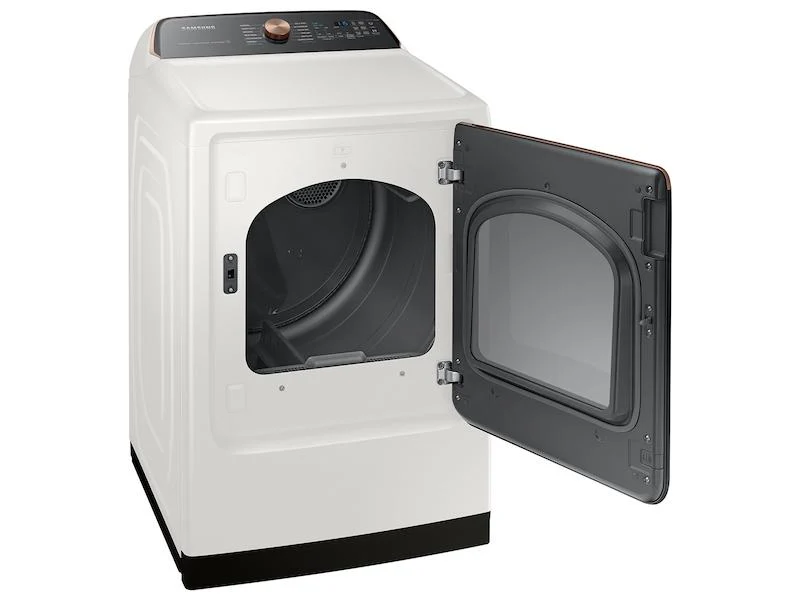 Samsung DVG55A7300E 7.4 cu. ft. Smart Gas Dryer with Steam Sanitize+ in Ivory - Image 6
