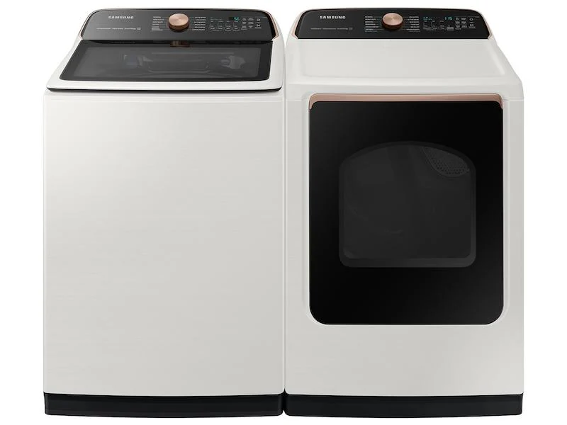 Samsung DVG55A7300E 7.4 cu. ft. Smart Gas Dryer with Steam Sanitize+ in Ivory - Image 7
