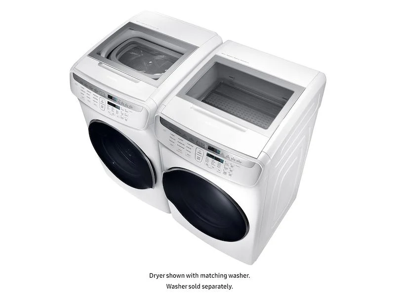 Samsung DVG55M9600W 7.5 cu. ft. Smart Gas Dryer with FlexDry™ in White - Image 10