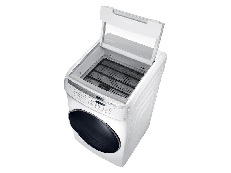 Samsung DVG55M9600W 7.5 cu. ft. Smart Gas Dryer with FlexDry™ in White - Image 3