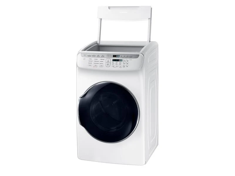 Samsung DVG55M9600W 7.5 cu. ft. Smart Gas Dryer with FlexDry™ in White - Image 8