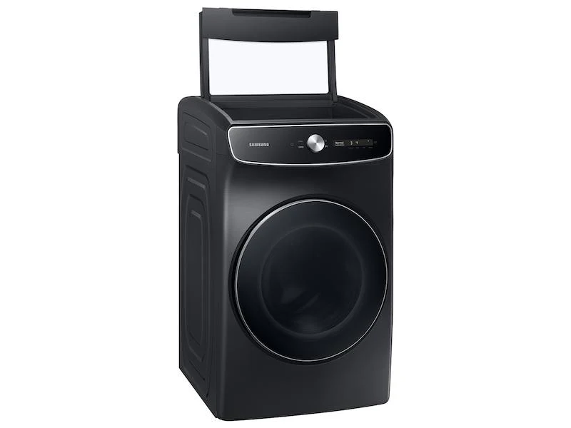 Samsung 7.5 cu. ft. Smart Dial Gas Dryer with FlexDry™ and Super Speed Dry in Brushed Black - Image 5