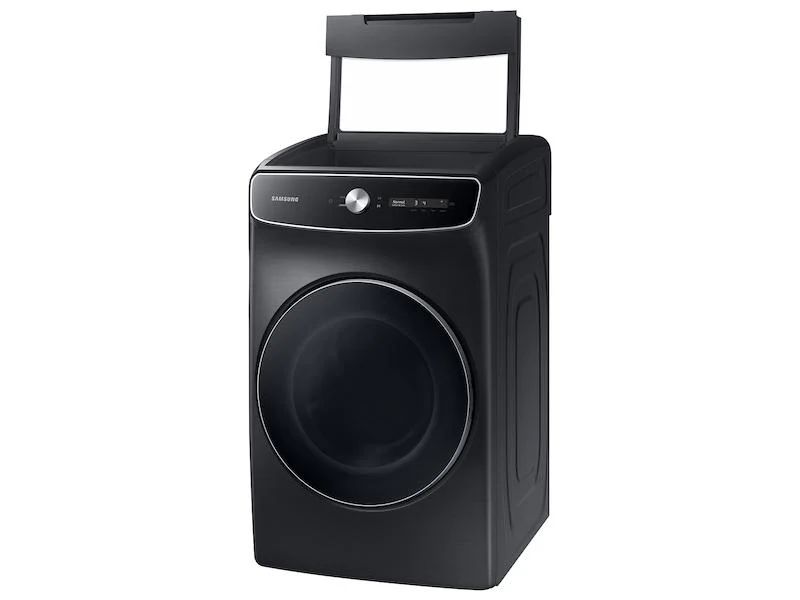 Samsung 7.5 cu. ft. Smart Dial Gas Dryer with FlexDry™ and Super Speed Dry in Brushed Black - Image 7