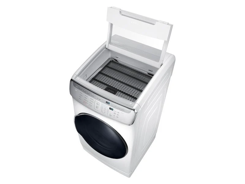 Samsung DVG60M9900W 7.5 cu. ft. Smart Gas Dryer with FlexDry™ in White - Image 4
