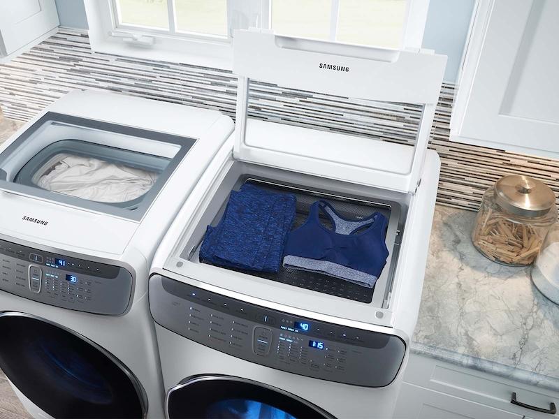 Samsung DVG60M9900W 7.5 cu. ft. Smart Gas Dryer with FlexDry™ in White - Image 8