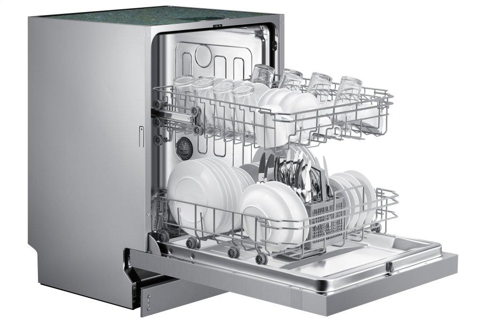 Samsung DW60R2014US Front Control 52 dBA ADA Dishwasher in Stainless Steel - Image 9