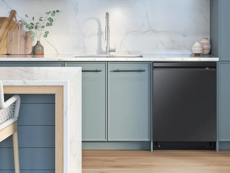 Samsung DW80B6060UG Smart 44dBA Dishwasher with StormWash+™ in Black Stainless Steel - Image 3