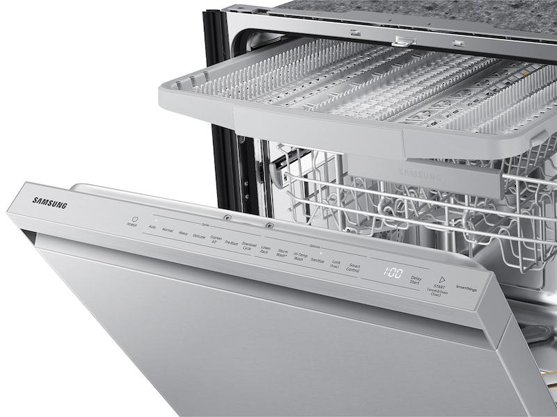 Samsung DW80B6060US Smart 44dBA Dishwasher with StormWash+™ in Stainless Steel - Image 9
