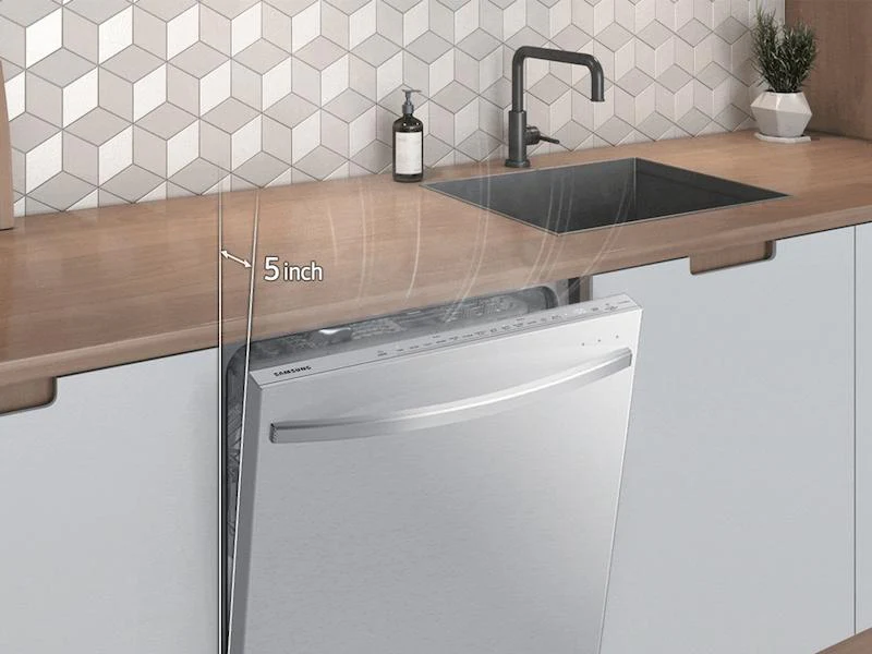 Smart 44dBA Dishwasher with StormWash+™ in Stainless Steel - Image 7