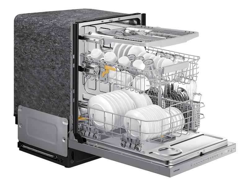 Samsung DW80BB707012AA Bespoke AutoRelease Smart 42dBA Dishwasher with StormWash+™ and Smart Dry in White Glass - Image 9