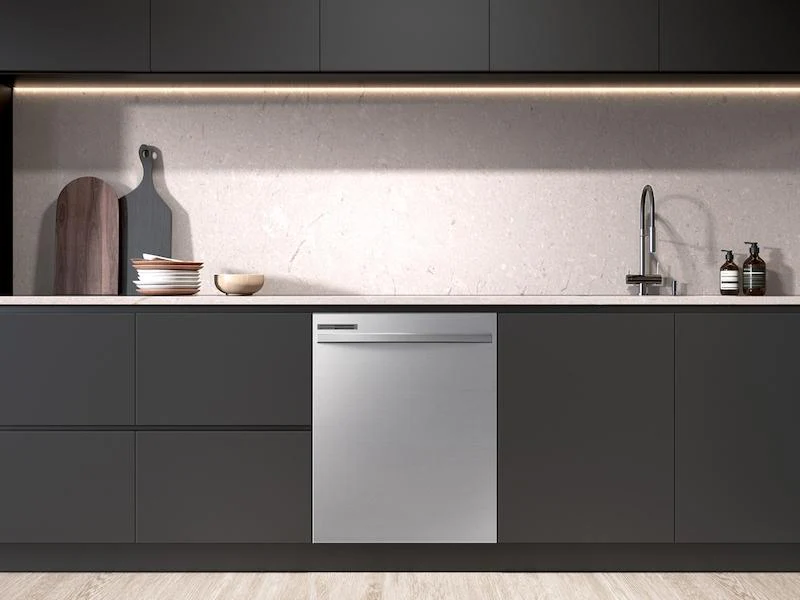 Samsung DW80CG4021SRAA Fingerprint Resistant 53 dBA Dishwasher with Height-Adjustable Rack in Stainless Steel - Image 3