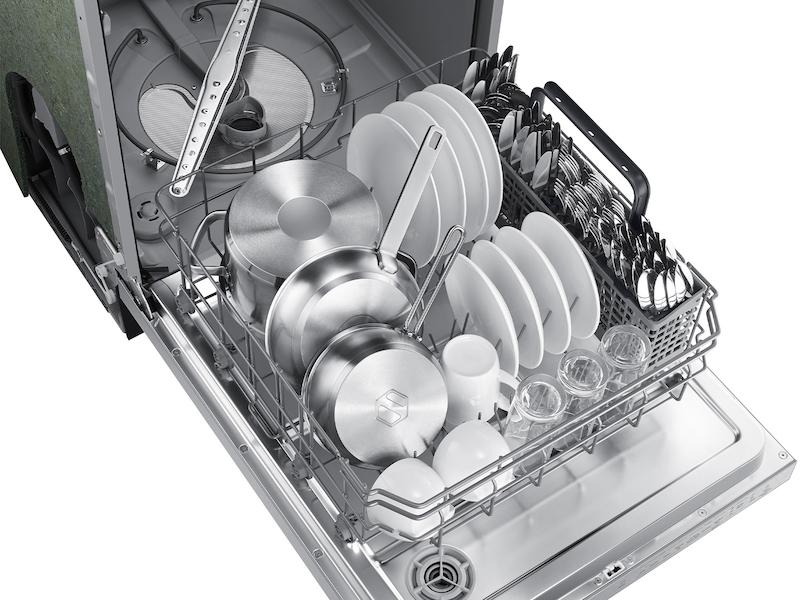 Samsung DW80CG4021SRAA Fingerprint Resistant 53 dBA Dishwasher with Height-Adjustable Rack in Stainless Steel - Image 9