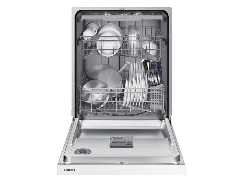 Samsung DW80N3030UW Front Control 51 dBA Dishwasher with Hybrid Interior in White - Image 4