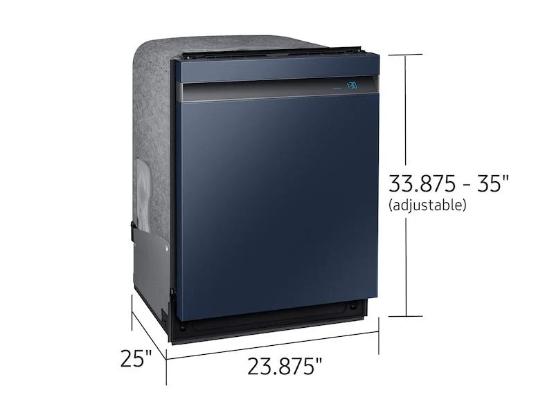 Samsung DW80R9950QN Bespoke AutoRelease 39dBA Dishwasher with Linear Wash in Fingerprint Resistant Navy Steel - Image 3