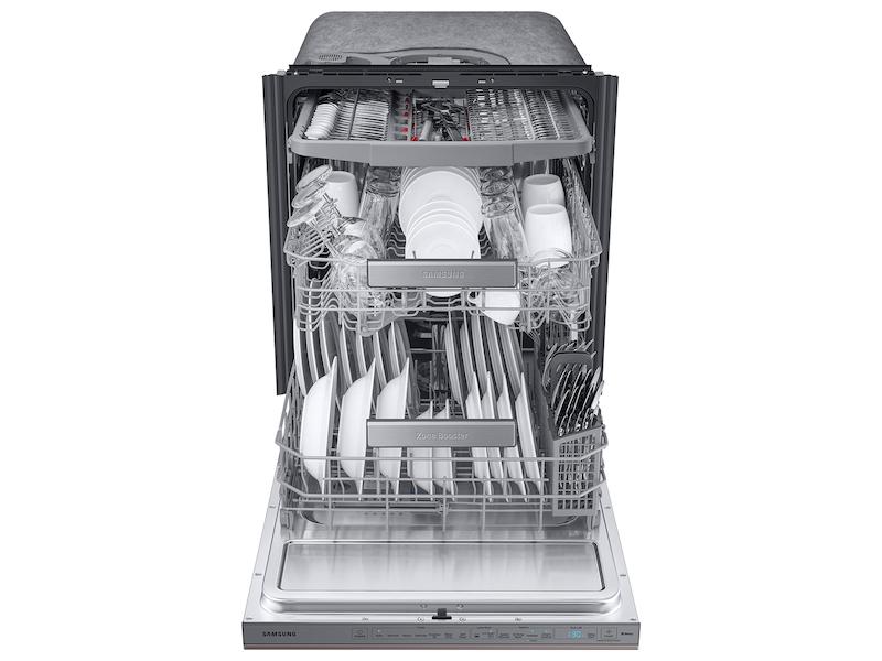Bespoke Smart 39dBA Dishwasher with Linear Wash in Fingerprint Resistant Tuscan Steel - Image 8