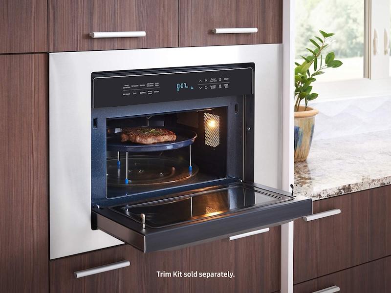 Samsung MC12J8035CT 1.2 cu. ft. PowerGrill Duo™ Countertop Microwave with Power Convection and Built-In Application in Black - Image 5