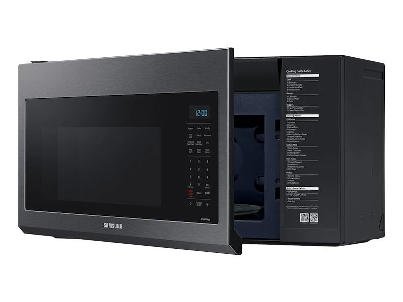 Samsung MC17T8000CG 1.7 cu ft. Smart Over-the-Range Microwave with Convection & Slim Fry™ in Black Stainless Steel - Image 5