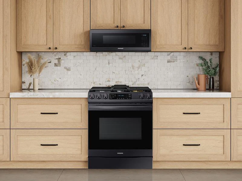 Samsung ME11A7510DG 1.1 cu. ft. Smart SLIM Over-the-Range Microwave with 400 CFM Hood Ventilation, Wi-Fi & Voice Control in Black Stainless Steel - Image 3