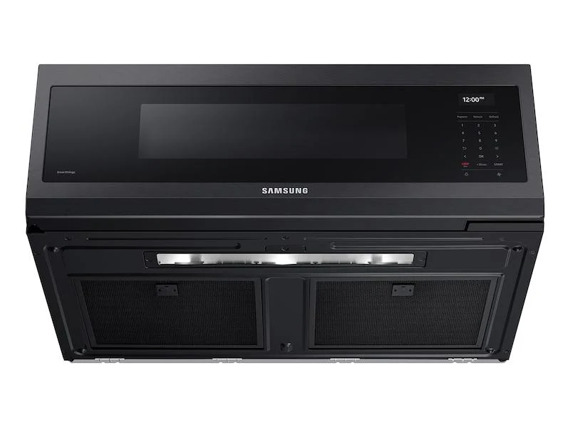 Samsung ME11A7710DG 1.1 cu. ft. Smart SLIM Over-the-Range Microwave with 550 CFM Hood Ventilation, Wi-Fi & Voice Control in Black Stainless Steel - Image 8