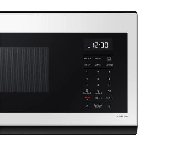 Samsung ME11CB751012AA 1.1 cu. ft. Bespoke Smart SLIM Over-the-Range Microwave with 400 CFM Hood Ventilation, Wi-Fi & Voice Control in White Glass - Image 10