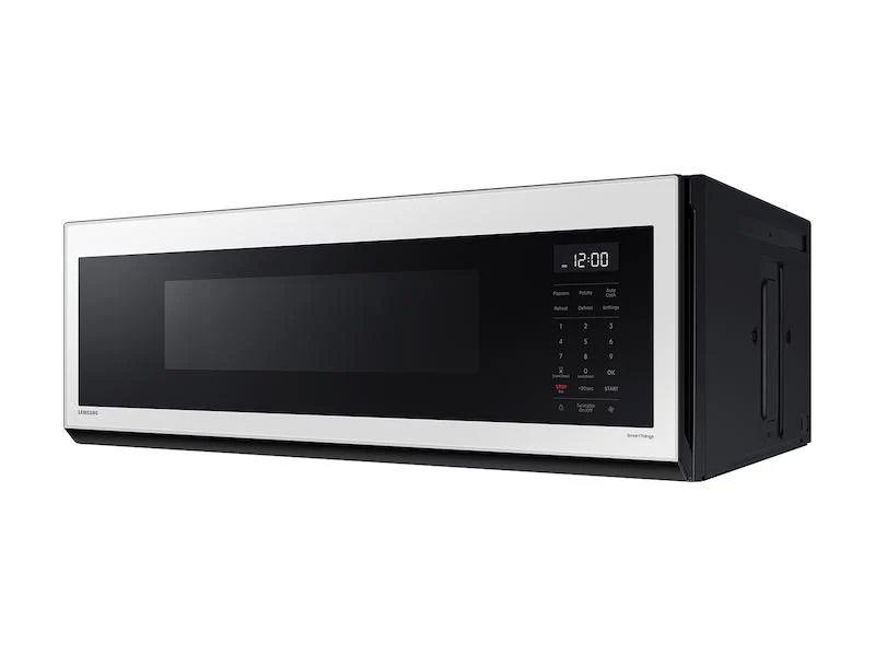 Samsung ME11CB751012AA 1.1 cu. ft. Bespoke Smart SLIM Over-the-Range Microwave with 400 CFM Hood Ventilation, Wi-Fi & Voice Control in White Glass - Image 5
