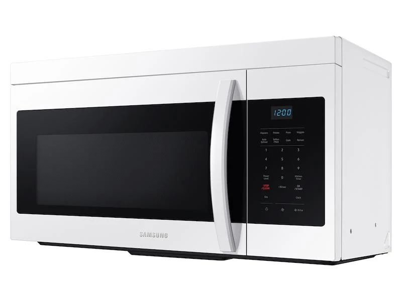 Samsung 1.6 cu. ft. Over-the-Range Microwave with Auto Cook in White - Image 4