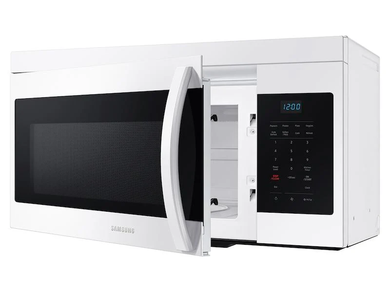 Samsung 1.6 cu. ft. Over-the-Range Microwave with Auto Cook in White - Image 8