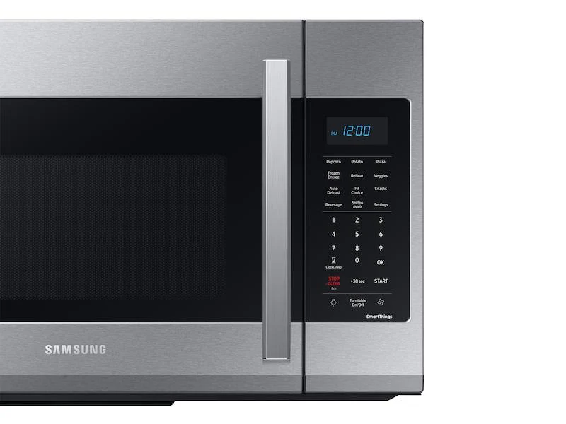 Samsung ME19A7041WS 1.9 cu. ft. Smart Over-the-Range Microwave with Wi-Fi and Sensor Cook in Stainless Steel - Image 4