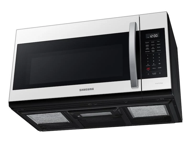 Bespoke Smart 1.9 cu. ft. Over-the-Range Microwave with Sensor Cook in White Glass - Image 8